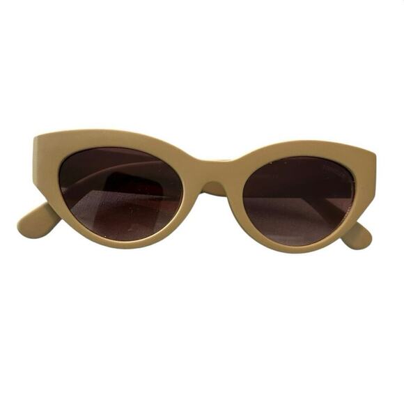 TOPFOXX Women\'s Beige Elizabeth Oval Shape Prescription Sunglasses main image 5